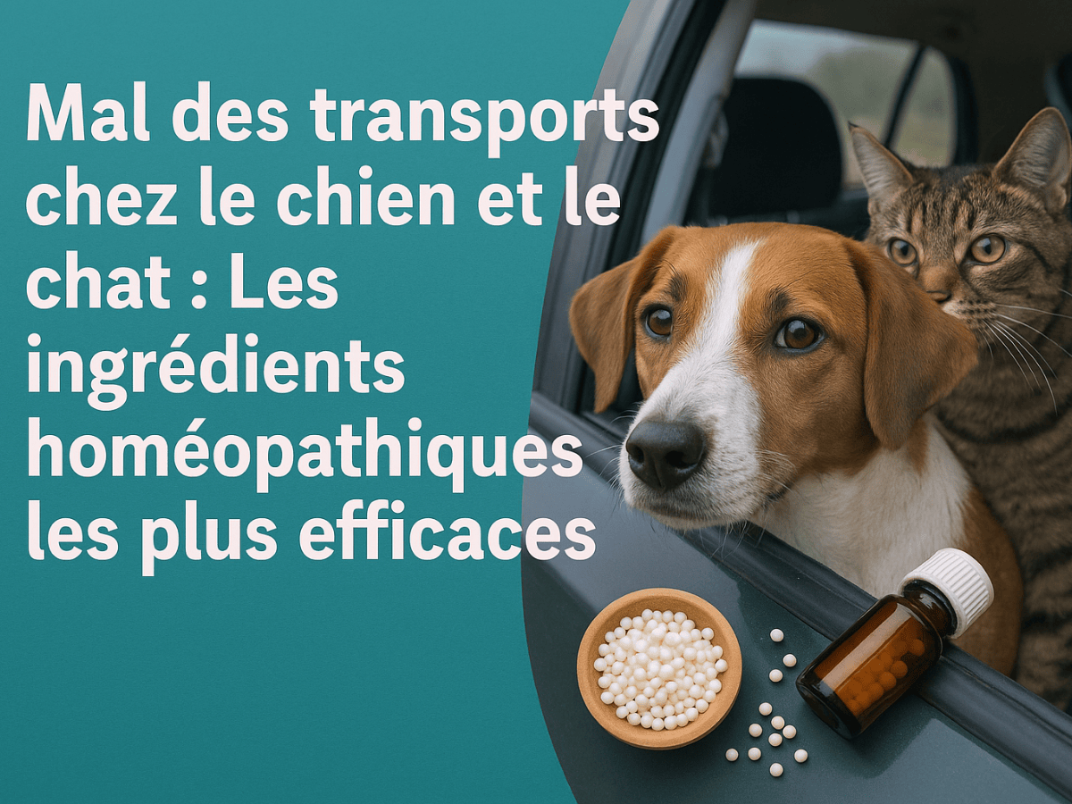 Un chien beagle et un chat domestique regarde par la fenêtre d'une voiture. Ils souffrent tous les deux du mal des transports et ont besoin des ingrédients homéopathiques de cet article!